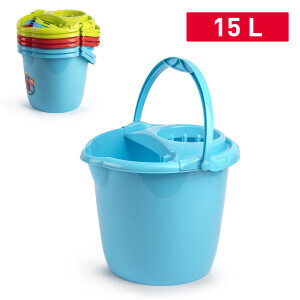P.Forte Kbelík +ždímač 15l kulatý Color (6/bal)