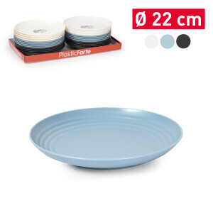 P.Forte Talíř plast Classic 22cm Surtido Bag (24/bal)