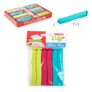 P.Forte Klipy na sáčky 6ks Color (12/bal)
