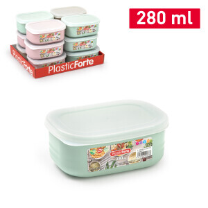 P.Forte Dóza plast Bento Combi obdél. 280Ml VRM (12/bal)