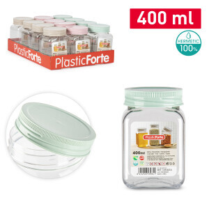 P.Forte Dóza plast Classic hran. 400Ml VRM (12/bal)