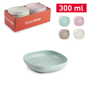 P.Forte Talíř plast Stilo 13cm VRM (12/bal)