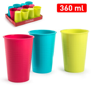 P.Forte Kelímek plast 360ml Color (12/bal)