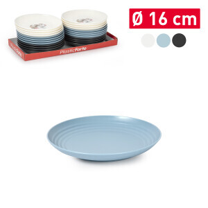 P.Forte Talíř plast Classic 16cm Surtido Bag (24/bal)