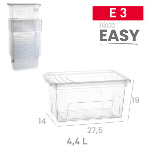 P.Forte Dóza plast Easy box 4,4l (12/krt)