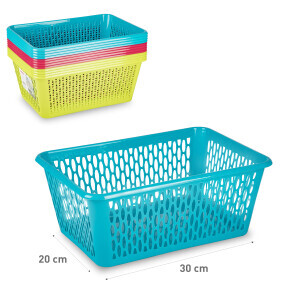 P.Forte Košík plast Aire 30*20cm Color (12/bal)
