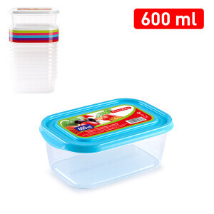 P.Forte Dóza plast Basic 600ml (12/bal)