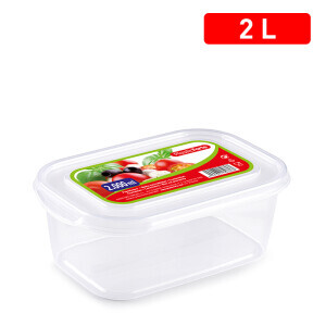 P.Forte Dóza plast Basic obdél.2l Tran. (12/bal)