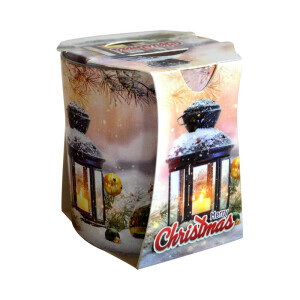 Admit Svíčka ve skle 90g Christmas Lantern (6/krt)