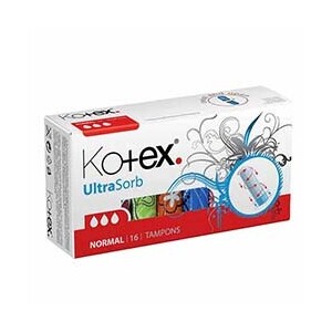 Kotex tampony Ultra Sorb 16ks Normal (12/krt)