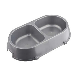 Miska pro psy plast dvojitá 30*13cm (40/krt)