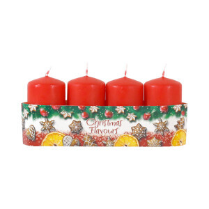 Bartek Svíčka adventní 40/70 4ks Christmas Flavours (26/krt)