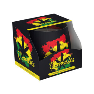 Santo 100g svíčka ve skle Cannabis (12/krt)