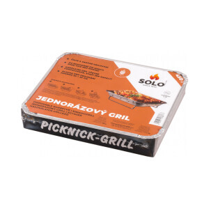 Solo Jednorázový gril 300*230mm (12/krt)