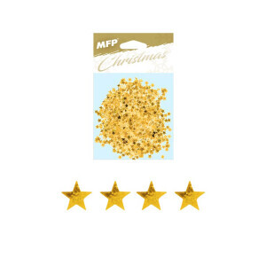 MFP Konfety hvězdičky 20g zlaté (100/krt)