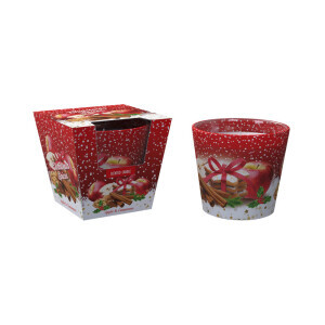 Santo 115g svíčka ve skle Christmas Spices Mix (6/krt)