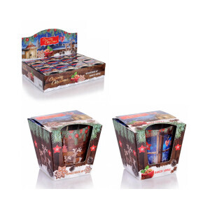 Bartek 115g Svíčka ve skle Christmas Charming (12/krt)