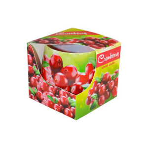 Admit Svíčka ve skle 100g Cranberry (12/bal)