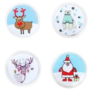 Toro Ohřívač rukou 10cm Vánoční motiv kulatý (64/krt)