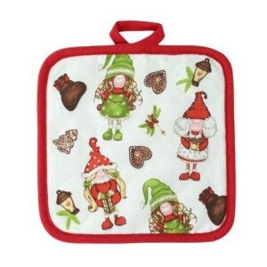 Toro Vánoční podložka pod hrnec 17x17cm ELFÍCI (12/bal)