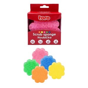 Toro Houbička Scrubby 10x10x4cm 5ass (40/krt)