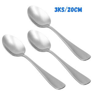 Lžíce jídelní nerez 3ks/20cm (12/bal 144/krt)