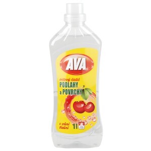 AVA 1l octový čistíč na podlah a povrchy Třešně (8/krt)