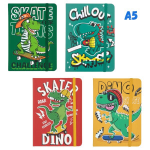 Poznámkový blok A5/80list Dino (48/bal 96/krt)