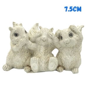 Dekorace křeček 7.5cm (72/krt)