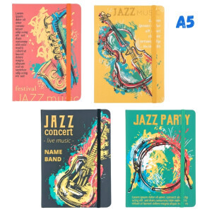 Poznámkový blok A5/80list Jazz (48/bal 96/krt)