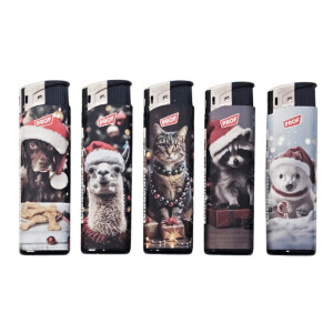 Prof Zapalovač Elec Xmas Animals (50/bal 1000/krt)