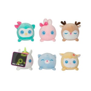 Toi-Toys Plush zvířatka svíticí ve tmě 17cm 6ass (12krt)