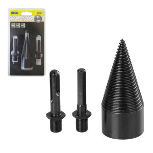Štípací trn - kužel na dřevo 32x95mm s uchycením SDS+ a 1/2" adaptérem