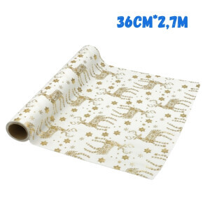 Vánoční dekorační role 36cm*2,7m (96/krt) 