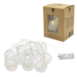 LED světelný řetězec 10 žárovek(12/krt)