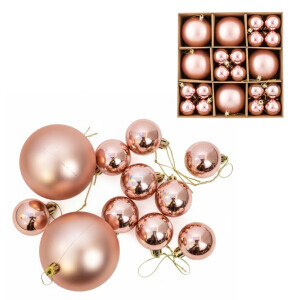 Vánoční koule 30ks mix (48/krt)