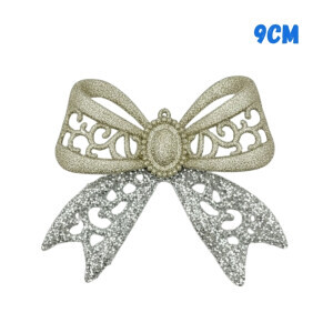 Vánoční dekorace Mašle 9cm (1000/krt)