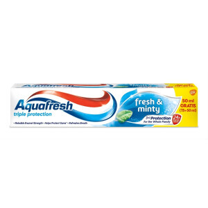 Aquafresh 125ml ZP Tripple Fresh&Minty(12/krt)