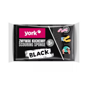 York Houba na nádobí MAXI Black (30/krt)