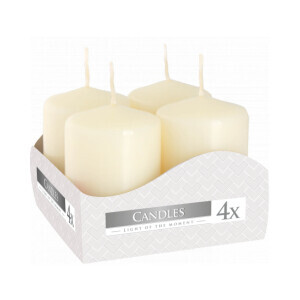 Bispol Svíčka adventní 4ks SW40/60 Nometal Ecru (12/krt)