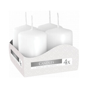 Bispol Svíčka adventní 4ks SW40/60 Nometal White (12/krt)