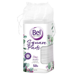 Bel Kosmetické polštářky čtvercové 50ks (15/krt)
