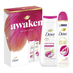 Dove Dár.sada F 250ml SG+150ml Spray Awaken (6/krt)
