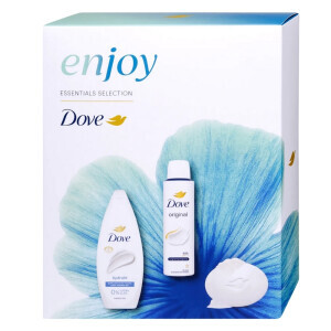 Dove Dár.sada F 250ml SG+150ml Spray+90g Soap Enjoy (6/krt)