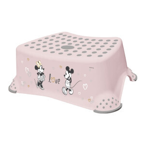 Taburet Deluxe nosnost 80kg růžová 40,5x28,5x14(5/krt)