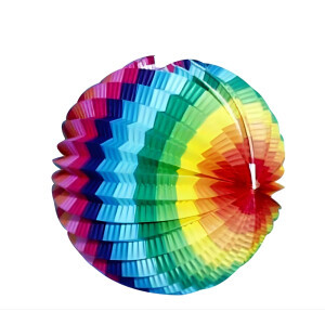 Wiky Party lampion koule 15cm Color (12/bal 300/krt)