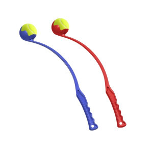 Vrhač míčků 63cm 4ks barevný(24/krt)