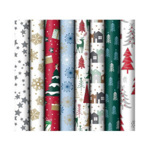Balicí papír vánoční role 200x70 mix č. 11 (60/krt)