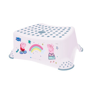 Taburet Deluxe nosnost 80kg bílá 40,5x28,5x14(5/krt)