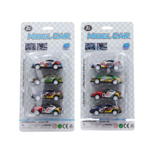 Auta 4 ks 6,5cm (72/bal 144/krt)